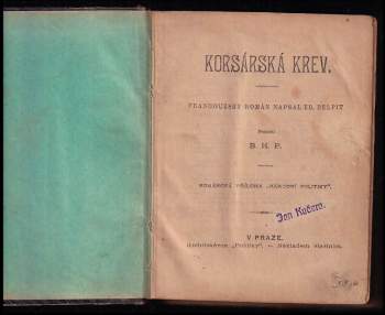 Édouard Delpit: Korsárská krev
