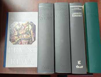 První muž Říma : Díl 1-5 První muž Říma + Koruna z trávy + Přízeň Fortuny + Caesarovy Římanky + Caesar : leťte, kostky! - Colleen McCullough (1994, Ikar) - ID: 4114543