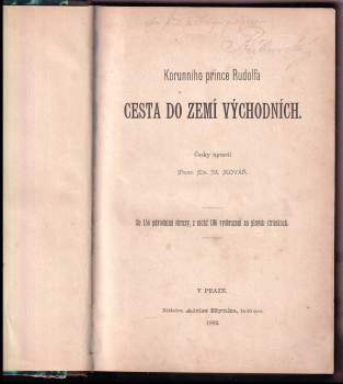 Korunního prince Rudolfa Cesta do zemí východních