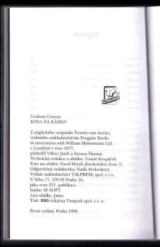 Graham Greene: Kosa na kámen