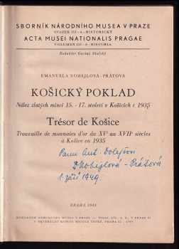 Emanuela Nohejlová-Prátová: Košický poklad