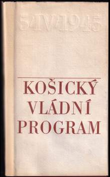 Košický vládní program