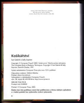 Sue Gabriel: Košíkářství