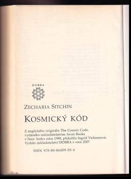 Zecharia Sitchin: Kosmický kód