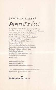 Jaroslav Kalfař: Kosmonaut z Čech