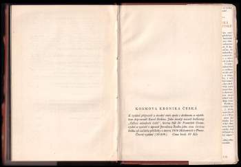 Kosmas: Kosmova Kronika česká