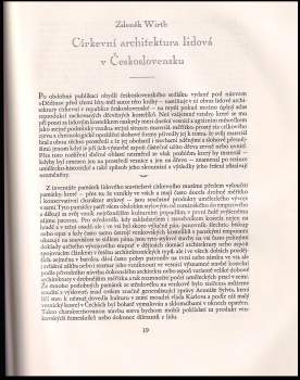 Bohumil Vavroušek: Kostel na dědině a v městečku