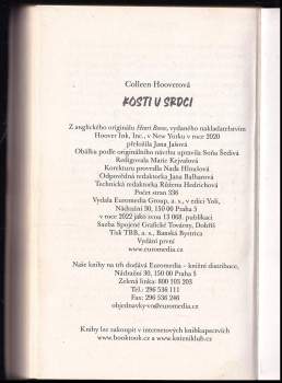 Colleen Hoover: Kosti v srdci