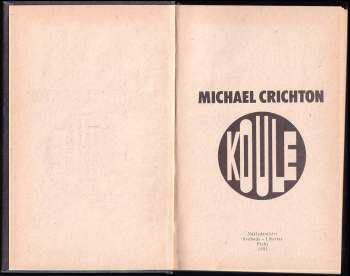 Michael Crichton: Koule