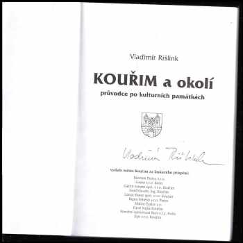 Vladimír Rišlink: Kouřim a okolí