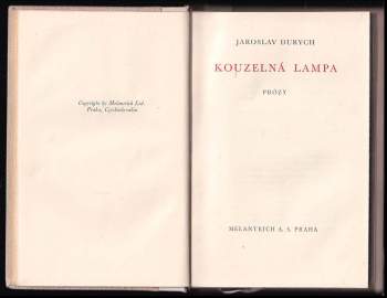 Jaroslav Durych: Kouzelná lampa