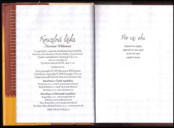 Marianne Williamson: Kouzelná láska