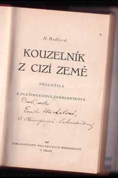 H Bedford-Jones: Kouzelník z cizí země