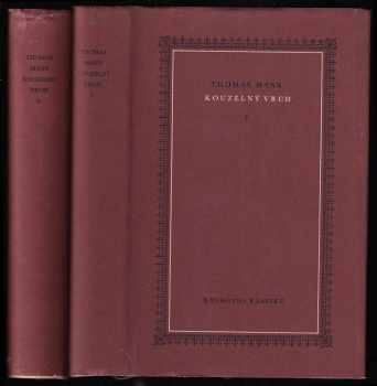 Kouzelný vrch - Thomas Mann (1958, Státní nakladatelství krásné literatury, hudby a umění) - ID: 27566