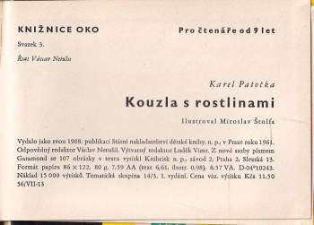 Karel Patočka: Kouzla s rostlinami