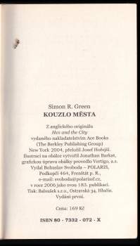 Simon R Green: Kouzlo města