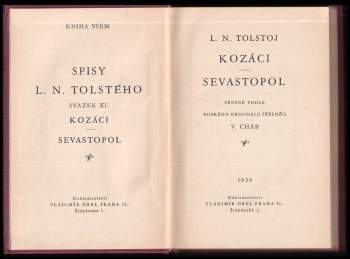 Lev Nikolajevič Tolstoj: Kozáci ~ Sevastopol