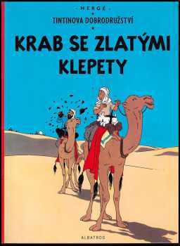 Krab se zlatými klepety