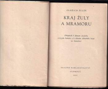 Oldřich Šuleř: Kraj žuly a mramoru