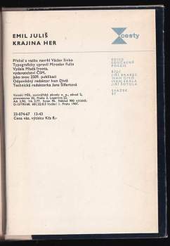 Emil Juliš: Krajina her