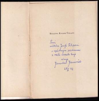 Jaroslav Janoušek: Krajina kolem Úhlavy