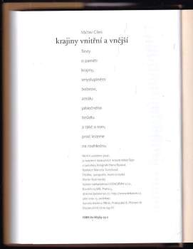 Václav Cílek: Krajiny vnitřní a vnější