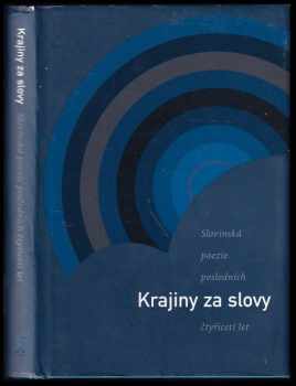 Krajiny za slovy : slovinská poezie posledních čtyřiceti let