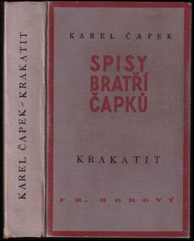 Krakatit : román