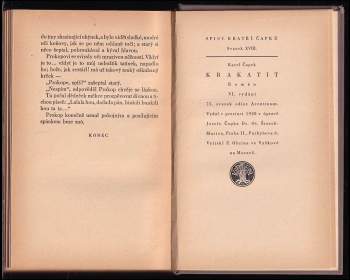 Karel Čapek: Krakatit
