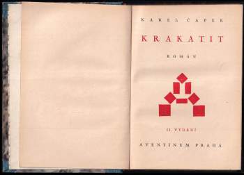 Karel Čapek: Krakatit