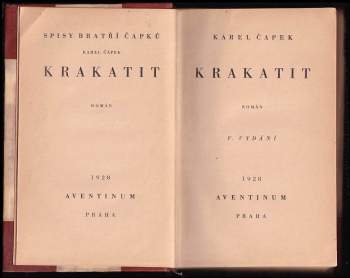 Karel Čapek: Krakatit
