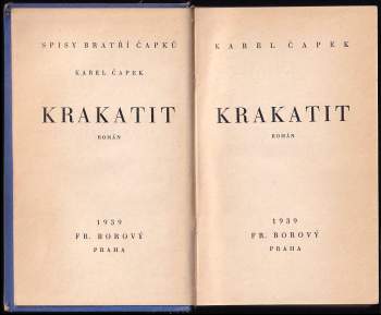 Karel Čapek: Krakatit