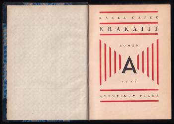 Karel Čapek: Krakatit