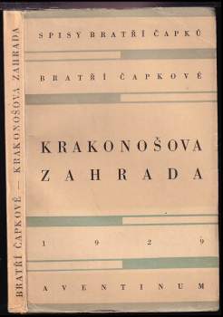 Karel Čapek: Krakonošova zahrada
