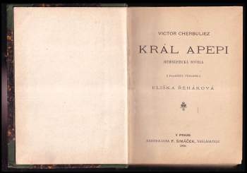 Victor Cherbuliez: Král Apepi