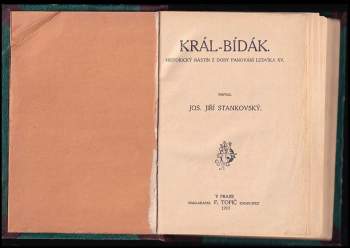 Josef Jiří Stankovský: Král - bídák