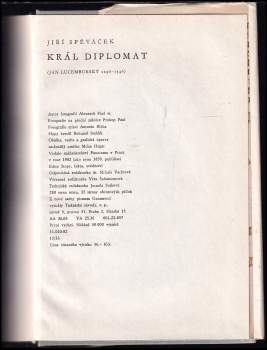 Jiří Spěváček: Král diplomat