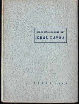 Král Lávra - Karel Havlíček Borovský (1940, Vladimír Pour) - ID: 368483