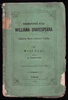 William Shakespeare: Král Lear