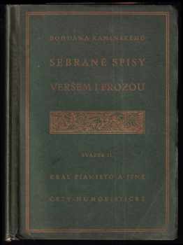 Král pianistů a jiné črty humoristické - Bohdan Kaminský (1921, Unie) - ID: 152142