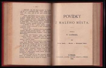 Věnceslava Lužická: Král Podskalí - Poslední hostinská u tří zvonků - Brněnský drak + Povídky z malého města - První báseň + Závist + Blouznění lásky