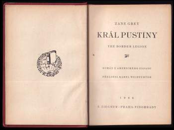 Zane Grey: Král pustiny