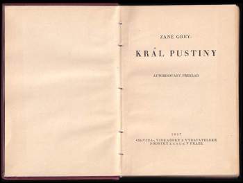 Zane Grey: Král pustiny