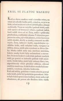 Marcel Schwob: Král se zlatou maskou