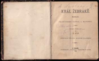 Arthur Arnould: Král žebráků