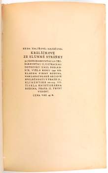 Heda Halířová: Králíčkové ze Slunné stráňky