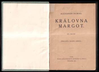 Alexandre Dumas: Královna Margot