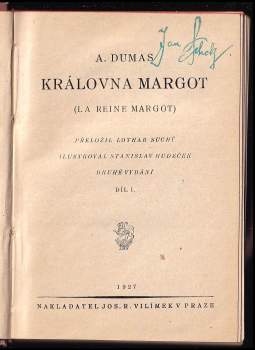 Alexandre Dumas: Královna Margot