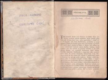 H. Rider Haggard: Královna ohně