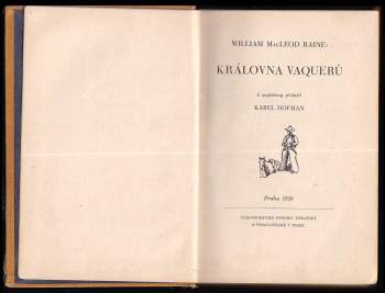 William MacLeod Raine: Královna vaquerů
